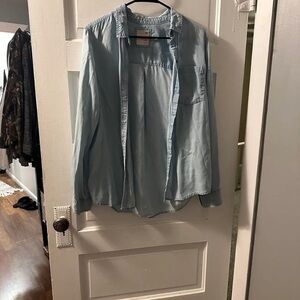 SO Sky Blue Button Down Shirt